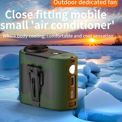 Kraftfull bärbar fläkt med midjefäste