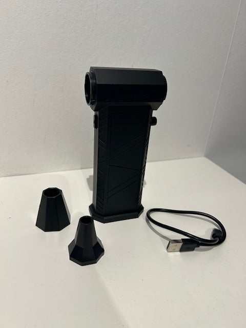 Handhållen turbofläkt - kompakt, batteridriven fläkt med riktad luftström