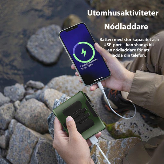 Diskret kylkraft i vardagen som tål tuffa utmaningar och löser din laddning av mobilen - 4 färger