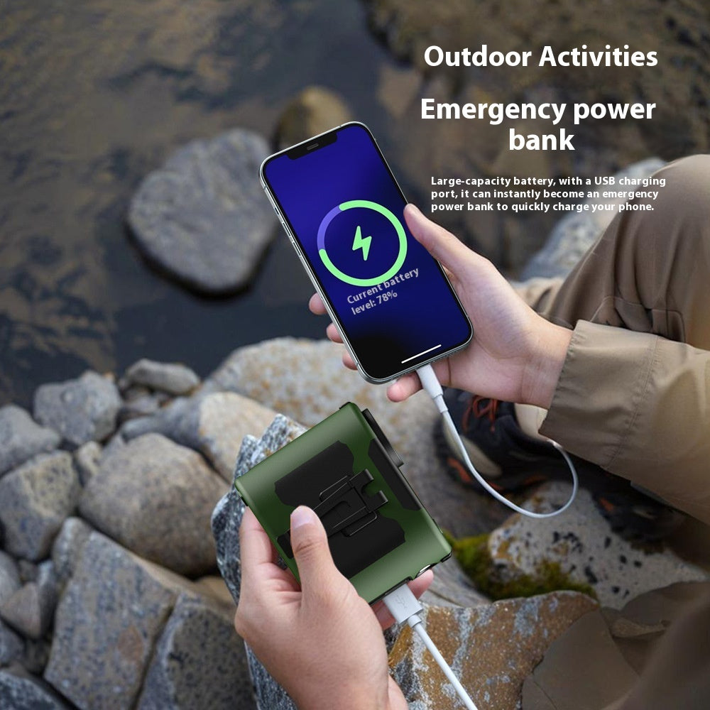 Kraftfull bärbar fläkt med midjefäste